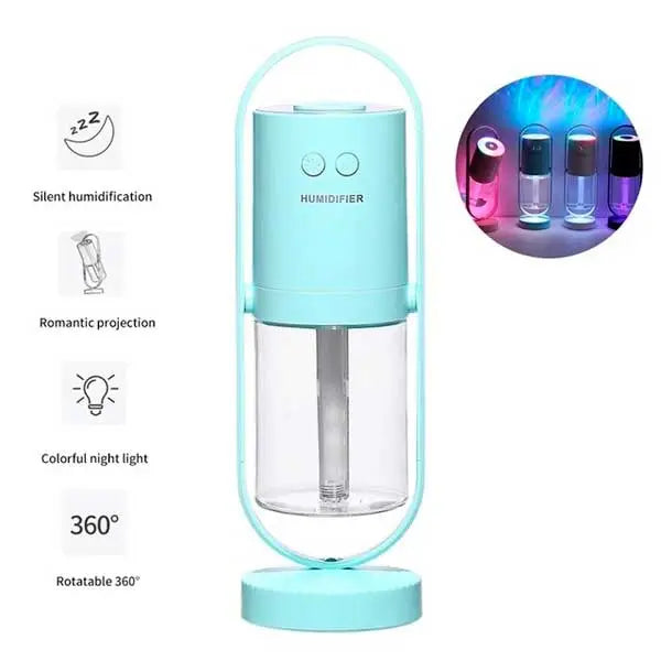 Magic Shadow USB Air Humidifier For Home With Projection Night Lights Ultrasonic Car Mist Maker Mini Office Air Purifier