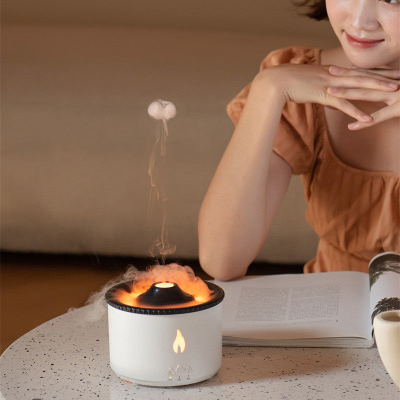 Two Spray Ring Volcano Humidifier