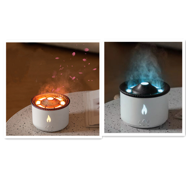 Two Spray Ring Volcano Humidifier